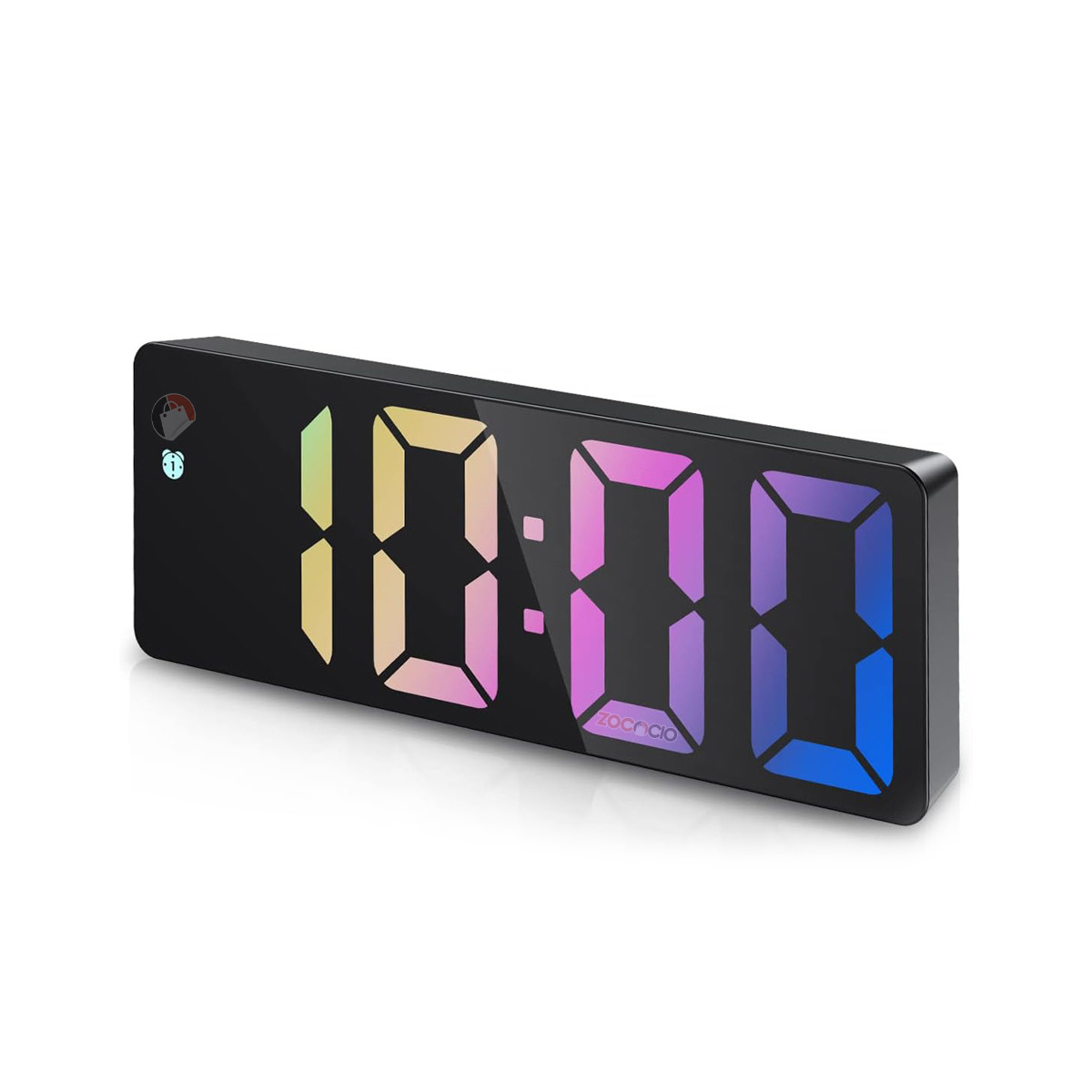Miniatura 4 de Reloj Espejo Digital Luz Led De Colores